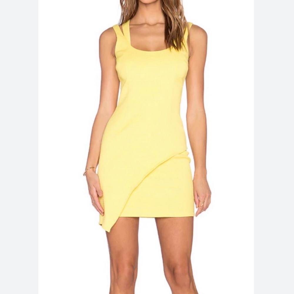 Revolve Jay Godfrey Bristol Dress in Yellow